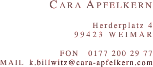 CARA APFELKERN   